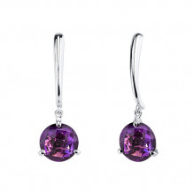 Stanton Color 14k Gold Amethyst Dangle Earrings