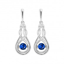 Gems One Silver (SLV 995) Rhythm Of Love Fashion Earrings - ROL2238CRS