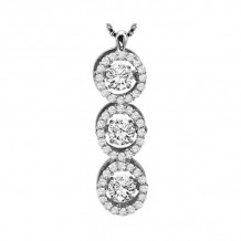 Gems One 14KT White Gold & Diamonds Stunning Neckwear Pendant - 1 ctw - ROL1096-4WCMD