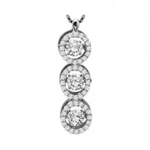 Gems One 14KT White Gold & Diamonds Stunning Neckwear Pendant - 1 ctw - ROL1096-4WCMD