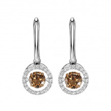 Gems One 14KT White Gold & Diamond Rhythm Of Love Fashion Earrings  - 2-1/2 ctw - ROL2041-4WCDB