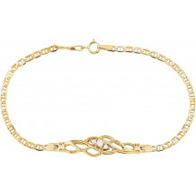 14K Yellow 1/8 CTW Diamond 7 1/2 Bracelet - 60944209560P