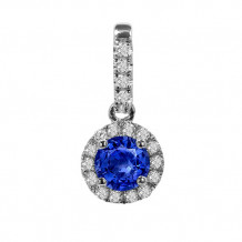 Stanton Color 14k Gold Blue Sapphire Pendant