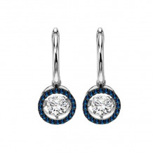 Gems One 14KT White Gold & Diamond Rhythm Of Love Fashion Earrings  - 3/4 ctw - ROL1014-4WCBL