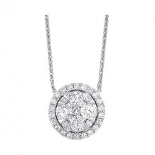 Gems One 14Kt White Gold Diamond (1/2Ctw) Necklace - NK10075-4WC