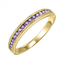 Gems One 10Kt Yellow Gold Amethyst (1/3 Ctw) Ring - FR1220-1Y