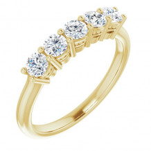 14K Yellow 1/2 CTW Diamond Anniversary Band - 1238446001P