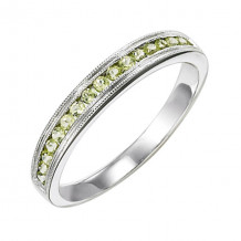 Gems One 14Kt White Gold Peridot (1/3 Ctw) Ring - FR1245-4W