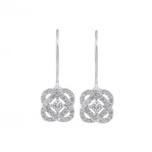 Gems One Silver Diamond (1/4Ctw) Earring - ER10446-SSF