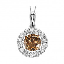 Gems One 14KT White Gold & Diamond Rhythm Of Love Neckwear Pendant  - 1-1/4 ctw - ROL1044-4WCDB