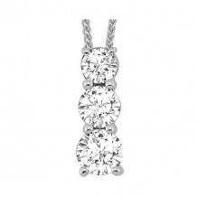 Gems One 14Kt White Gold Diamond (1/2Ctw) Pendant - PD10312-4WF