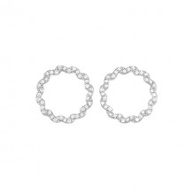 Gems One Silver Diamond (1/4Ctw) Earring - ER10556/25-SSSC