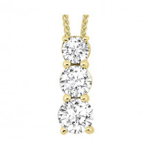 Gems One 14Kt Yellow Gold Diamond (1/2Ctw) Pendant - PD10312-4YF