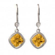 Stanton Color 14k Gold Citrine Leverback Earrings