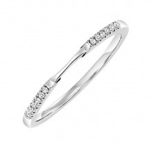 Gems One 14KT White Gold & Diamond Rhythm Of Love Fashion Ring   - 1/10 ctw - ROL1186W-4WC