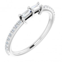 14K White 1/3 CTW Diamond Ring - 12219660000P