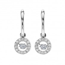 Gems One 14KT White Gold & Diamonds Stunning Fashion Earrings - 1/3 ctw - ROL1026-4WDPKS