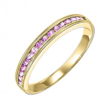 Gems One 10Kt Yellow Gold Pink Sapphire (1/3 Ctw) Ring - FR1031-1Y
