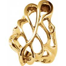 14K Yellow Freeform Ring - 550637113P