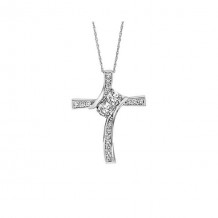 Gems One 14Kt White Gold Diamond (1/2Ctw) Pendant - TWO1025/50-4WC