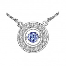 Gems One 14KT White Gold & Diamond Rhythm Of Love Neckwear Pendant  - 1/6 ctw - ROL1067-4WCT