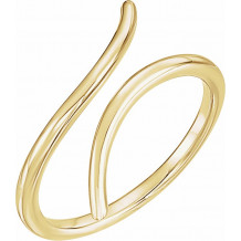 14K Yellow Bypass Ring - 51630102P