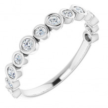 14K White 1/3 CTW Diamond Anniversary Band - 1236356021P