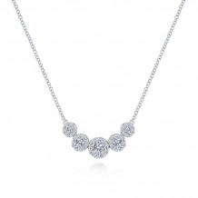 Gabriel & Co. 14k White Gold Lusso Diamond Bar Necklace - NK5825W45JJ