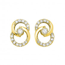 Gems One 10Kt Yellow Gold Diamond (1/4Ctw) Earring - ER10387-1YD