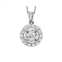 Gems One 14Kt White Gold Diamond (1/2Ctw) Pendant - FP1421/50-4WC