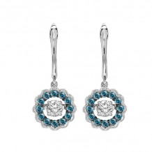 Gems One 14KT White Gold & Diamond Rhythm Of Love Fashion Earrings  - 1/2 ctw - ROL2081-4WCBL