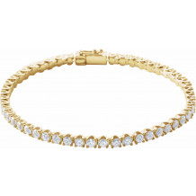 14K Yellow 5 CTW Diamond Line 7 Bracelet - 653536605P