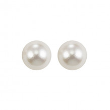 Gems One Silver Pearl (2 Ctw) Earring - FWPS9.5-SS