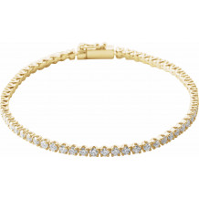 14K Yellow 3 CTW Diamond Line 7 Bracelet - 653536603P