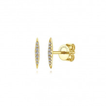 Gabriel & Co. 14k Yellow Gold Kaslique Diamond Stud Earrings - EG13083Y45JJ