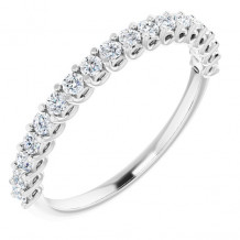 14K White 1/3 CTW Diamond Anniversary Band - 1239736008P