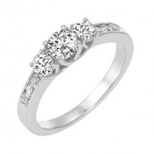 Gems One 14Kt White Gold Diamond (3/4Ctw) Ring - RG10432-4WF
