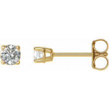 14K Yellow 1/5 CTW Diamond Earrings - 187470205P
