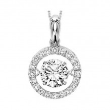 Gems One 14KT White Gold & Diamond Rhythm Of Love Neckwear Pendant  - 1-1/4 ctw - ROL1164-4WC