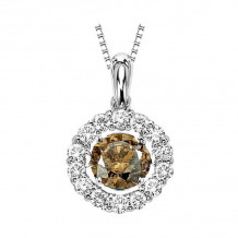 Gems One 14KT White Gold & Diamond Rhythm Of Love Neckwear Pendant  - 3/4 ctw - ROL1042-4WCDB