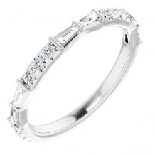 Platinum 3/8 CTW Diamond French-Set Anniversary Band - 123608603P