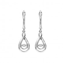 Gems One Silver Diamond (1/20 Ctw) Earring - ROL2046-SSWD