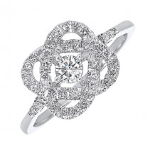 Gems One 14Kt White Gold Diamond (1Ctw) Ring - RG10837-4WF