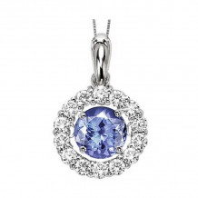 Gems One 14KT White Gold & Diamond Rhythm Of Love Neckwear Pendant  - 1/4 ctw - ROL1041-4WCT