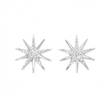 Gems One Silver Diamond (1/10 Ctw) Earring - ER31187-SSSC