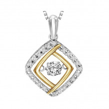 Gems One 10KT Yellow Gold Rhythm Of Love Neckwear Pendant - 1/3 ctw - ROL1059-1YSSSC