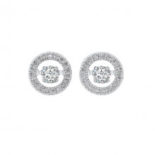 Gems One 14Kt White Gold Diamond (1/4Ctw) Earring - ROL1207-4WC