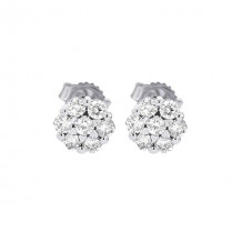 Gems One 14Kt White Gold Diamond (1/4Ctw) Earring - ER29578-4WH