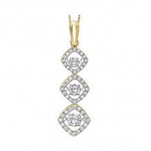 Gems One 14KT Yellow Gold & Diamond Rhythm Of Love Neckwear Pendant  - 1 ctw - ROL1064-4YC