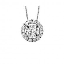 Gems One 14Kt White Gold Diamond (1/5Ctw) Pendant - FP4153/15-4WC